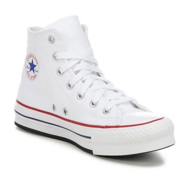 Converse Chuck Taylor All Star Hi Lift Sneaker - Little Kid - White Size 1 - Picture 2 of 12